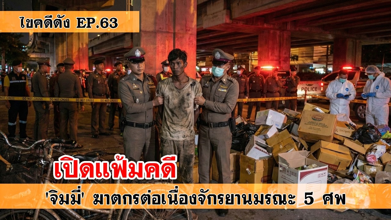 ไขคดีดัง EP. 63 l ปั่น...ล่า...ฆ่าเงียบ! เปิดแฟ้ม 'จิมมี่' ฆาตกรต่อเนื่องจักรยานมรณะ 5 ศพ