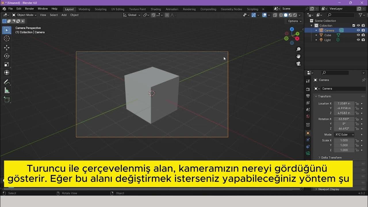 Blender Arayüzü ve Temel Bilgiler - Yeni Başlayanlar İçin Tam Kapsamlı ...