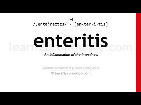 Pronunciation of Enteritis | Definition of Enteritis