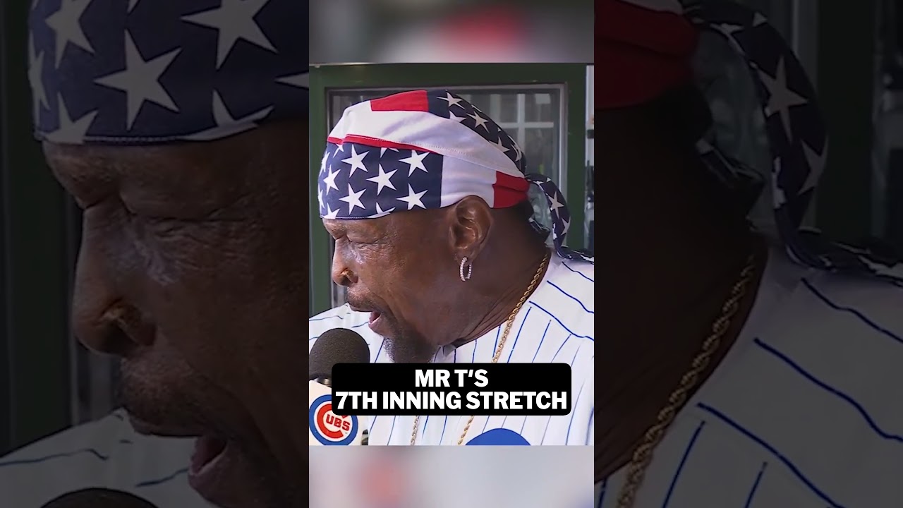 Mr. T conducts the 7th Inning Stretch for the Cubs at Wrigley Field!