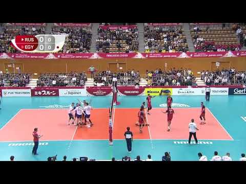 مصر و روسيا في كأس العالم للكرة الطائرة