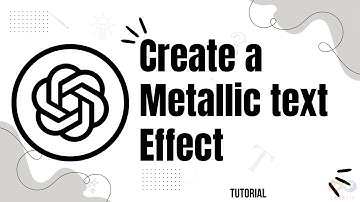 How to create a metallic text effect on ChatGPT