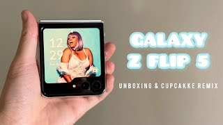 Samsung Galaxy Z Flip 5 Unboxing (CupcakKe Remix)