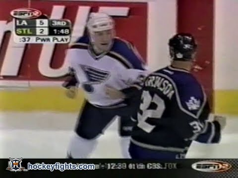 Stu Grimson vs Reid Simpson   NHL Dec 28, 2000