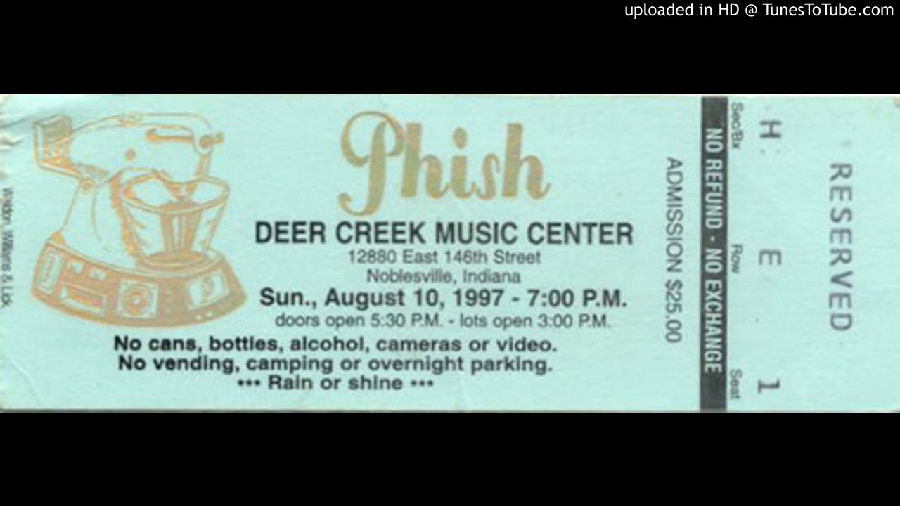 Phish 8/10/97 Deer Creek Split Open And Melt