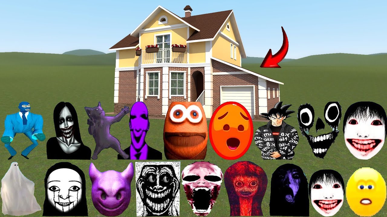 Слишком много Nextbot против House в Garry's Mod