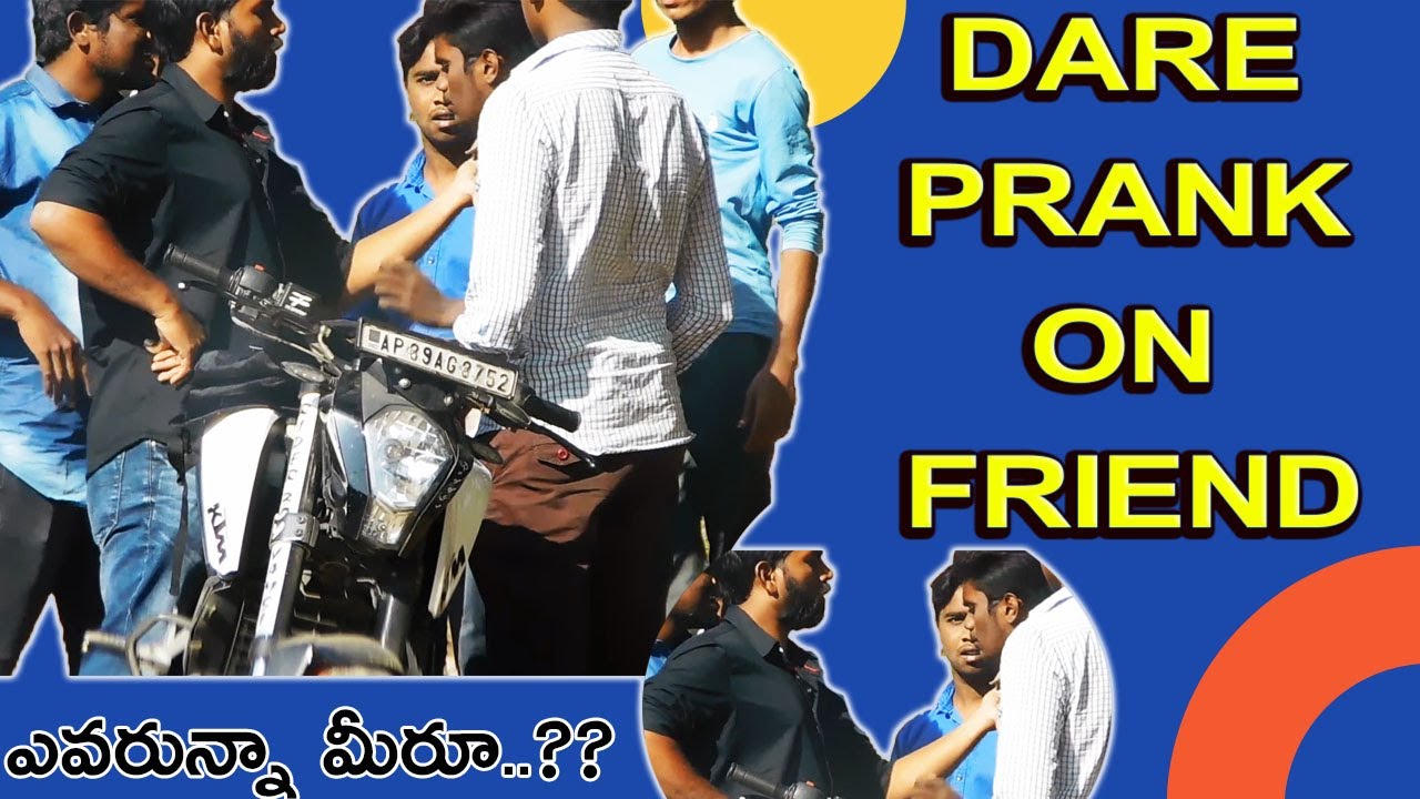 Dare Prank On Friend || Latest Dare Pranks || Kadapa Dare Prank || Telugu Pranks || KadapaPranks