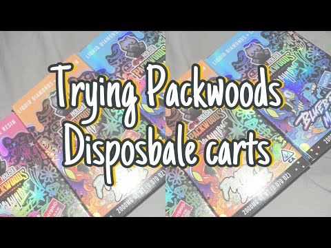 TRYING PACKWOODS DISPOSABLE CARTS | #SMOKEWITHT