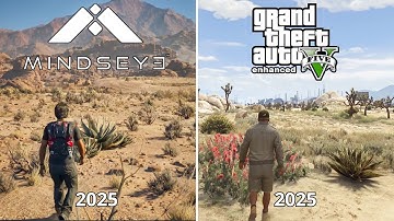 MindsEye vs GTA V Enhanced - Physics and Details Comparison