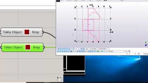 Split slab tekla grasshoper