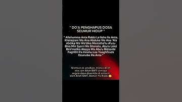 Doa Penghapus Dosa Seumur hidup, #doa #alquran #shorts