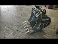 Budowa koparki skala 1:6 RC Łyżka build Excavator bucket scale 1:6 part 3