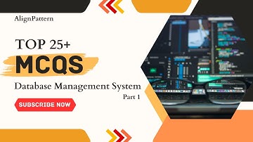 Top 25+ MCQs on database management system | part 1 #databasemanagement #database #computerscience