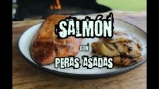 Salmon con Peras Asadas