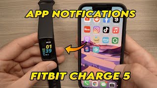 Fitbit Charge 5 : How to Turn ON App Notifications From iPhone or Android