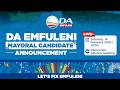 DA Emfuleni Local Municipality Mayoral Candidate Launch