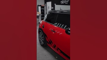Mini Cooper Blacked Out with @xpel Ceramic Window Tint 🔥✔️ Top Shelf Tint in Bentonville.