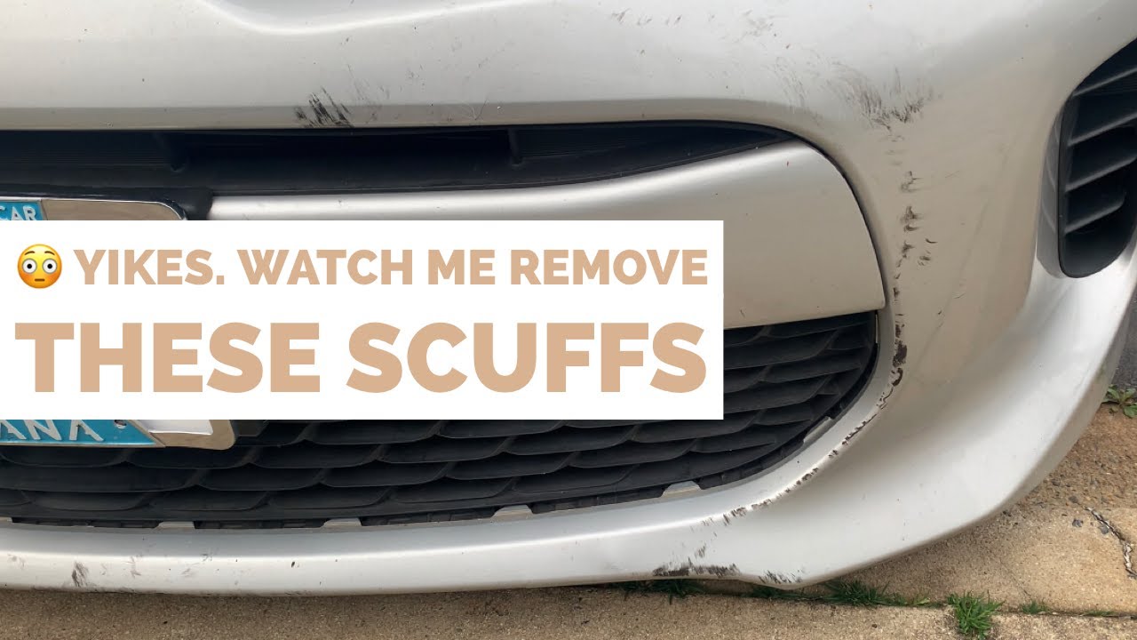 How to remove scuff marks from your car - YouTube