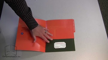 Custom File Tab Folders with Pockets