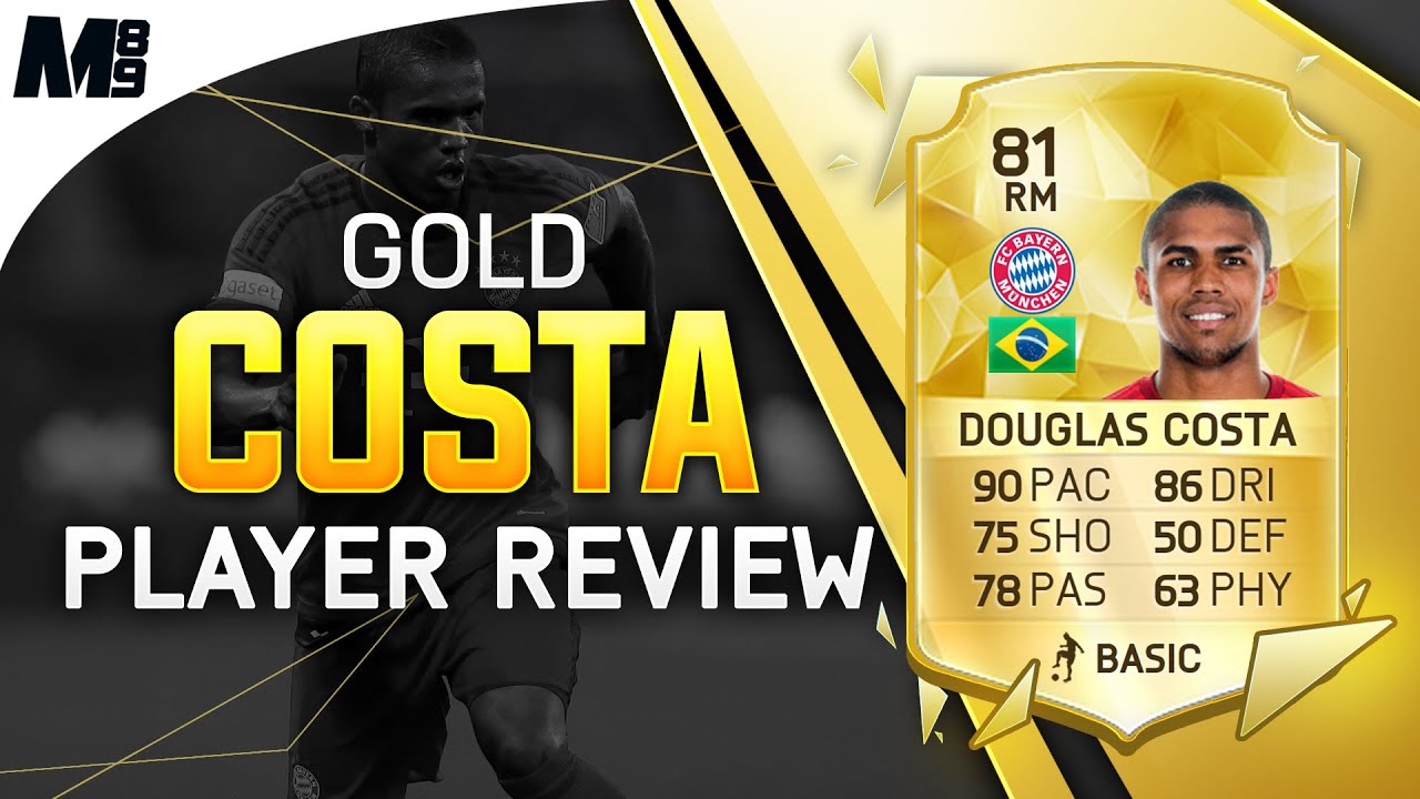 FIFA 16 DOUGLAS COSTA REVIEW (81) FIFA 16 Ultimate Team Player Review + In Game Stats