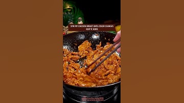 EASY STIR-FRIED CHICKEN BREAST RECIPE #recipe #cooking #chinesefood #chickenrecipe #chickenbreast