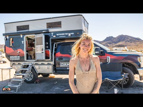 Solo Female - Former Navy Corpsman in 4x4 Truck Camper