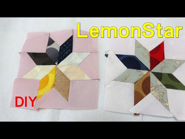 DIY] [Patchwork] How to make a lemon monster quilt pattern. - YouTube