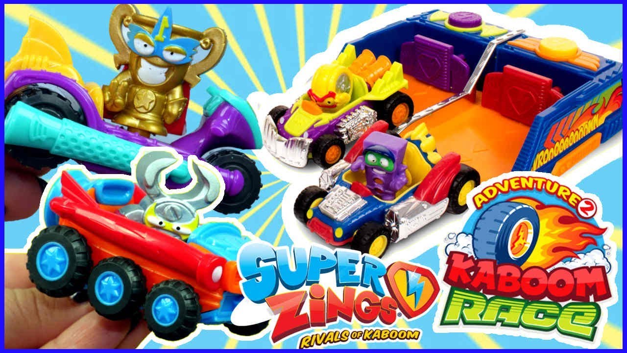 SUPER ZINGS 🏎️ WIELKI WYŚCIGI 🏎️ KABOOM RACE 🏎️ bajka po polsku