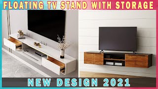 MODERN & STYLISH! 30+ Floating TV Stand With Storage Ideas