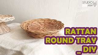 [RATTAN CRAFT] How make a tray with a heel