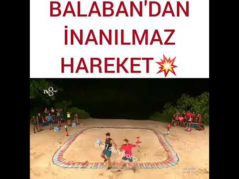 İsmail Balabandan inanılmaz hareket Survivor İsmail Balaban totem oyunu efsane hareket