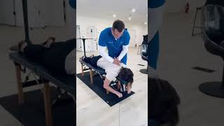 Simply Satisfying Mid Back Cracks 😌 #chiropractor #adjustment #satisfying #satisfyingvideo #asmr