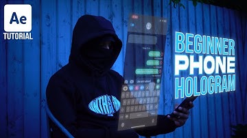 Easy Phone Hologram Effect for Beginners | After Effects Tutorial