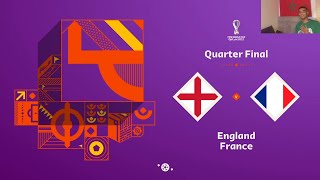 FIFA World Cup 2022 :  England Vs France   (FIFA 23 )  Quarter Final