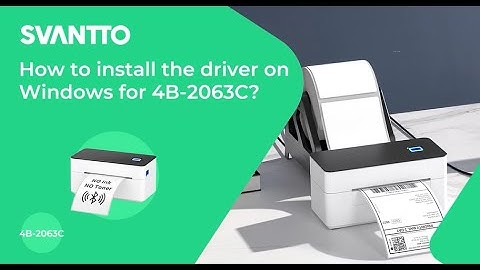 How to install the driver on Windows for 4B 2063C？