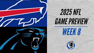 Buffalo Bills vs Carolina Panthers | Week 8 NFL Game Preview