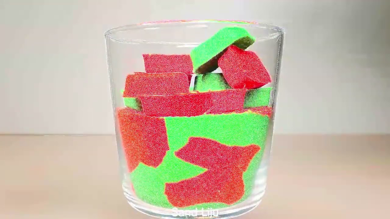 Very Satisfying and Relaxing Kinetic Sand ASMR 300