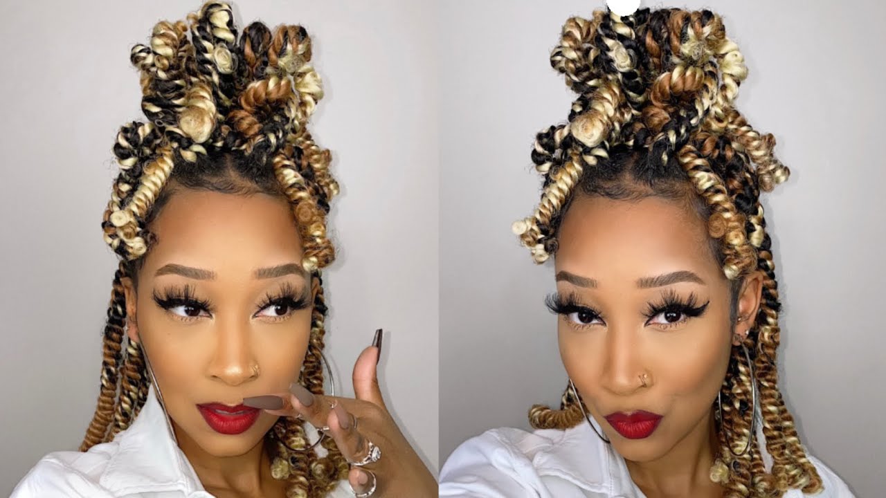 How to Quick Short Juicy Passion Twists. No Rubber Band