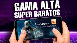 🤯 4 BESTIAS SNAPDRAGON 888 SUPER BARATOS 2023 👍 MEJORES TELEFONOS CELULARES CALIDAD PRECIO GAMA ALTA