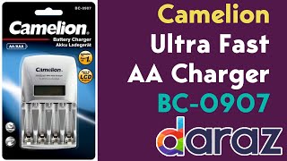 Camelion Ultra Fast Charger BC-0907 from Daraz Unboxing and Review