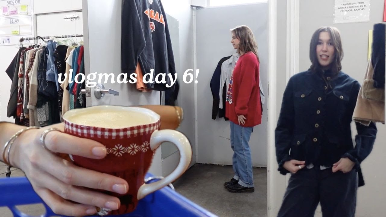 vlogmas day 6! breakfast and thrifting