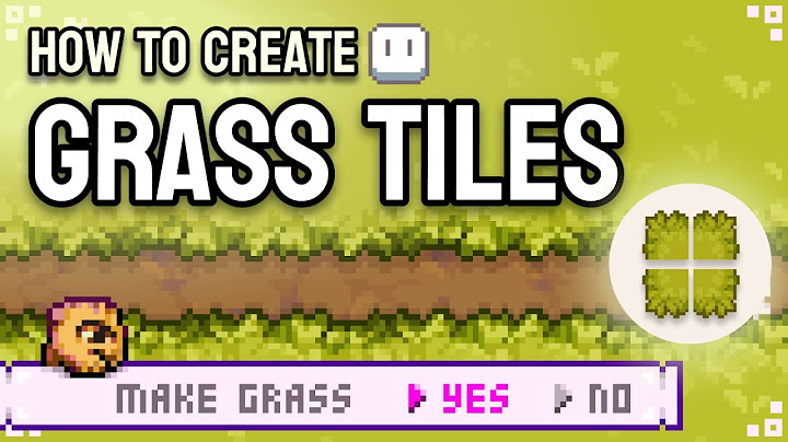 How to draw Pixel Art Grass Tiles (A Step-by-Step Tutorial)