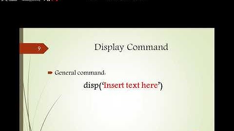 Matlab Lecture 4 Part 3 - Matlab Commands | Everything For Everyone