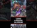 Leaks le rework de lifeline dapex a fuite apex apexlegends leaks apexleaks lifeline