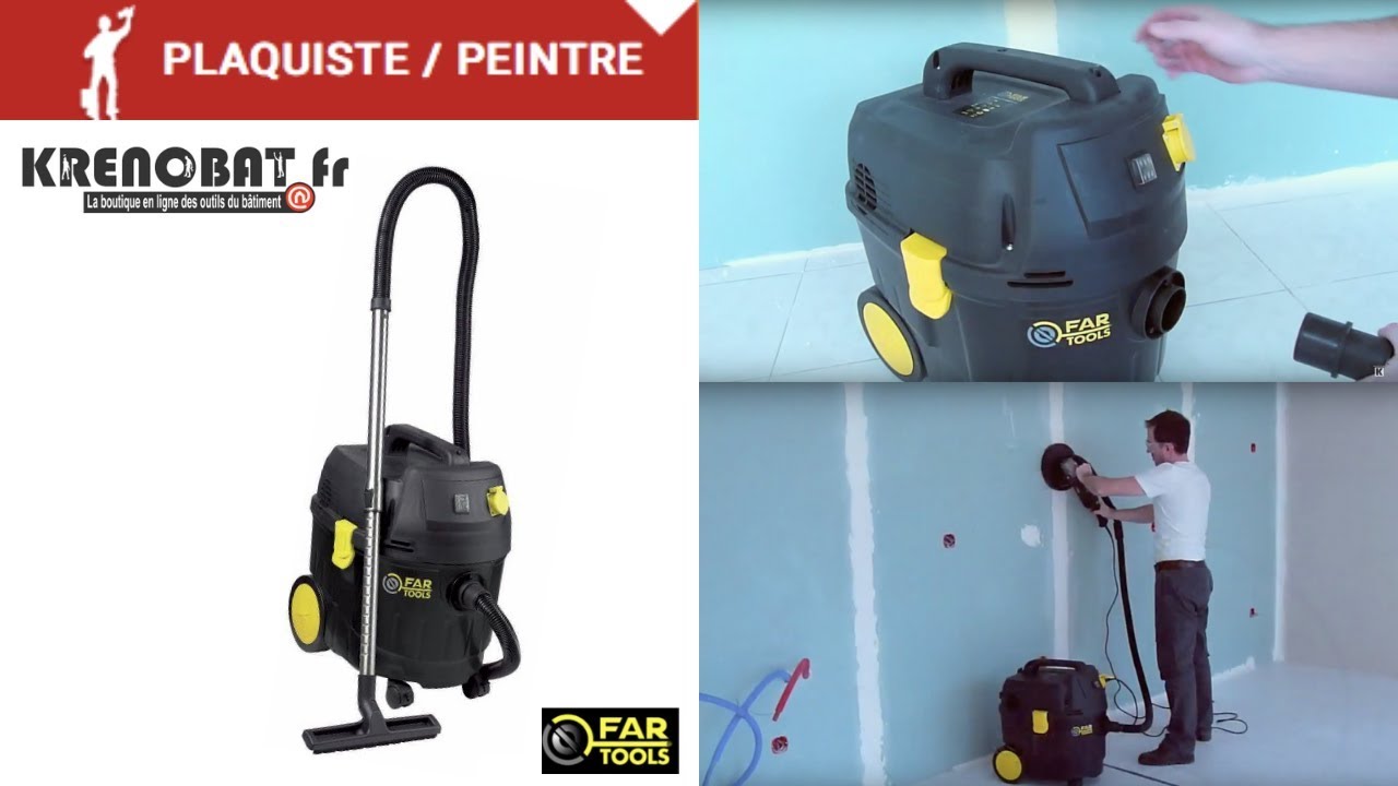 Aspirateur Eau Et Poussiere A Decolmatage 101210 Fartools Youtube