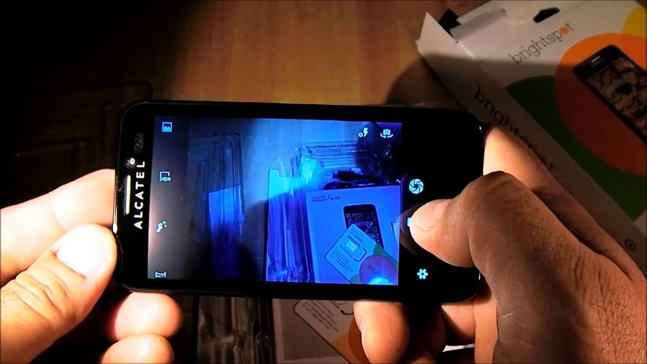 Alcatel One touch Flash Camera Review