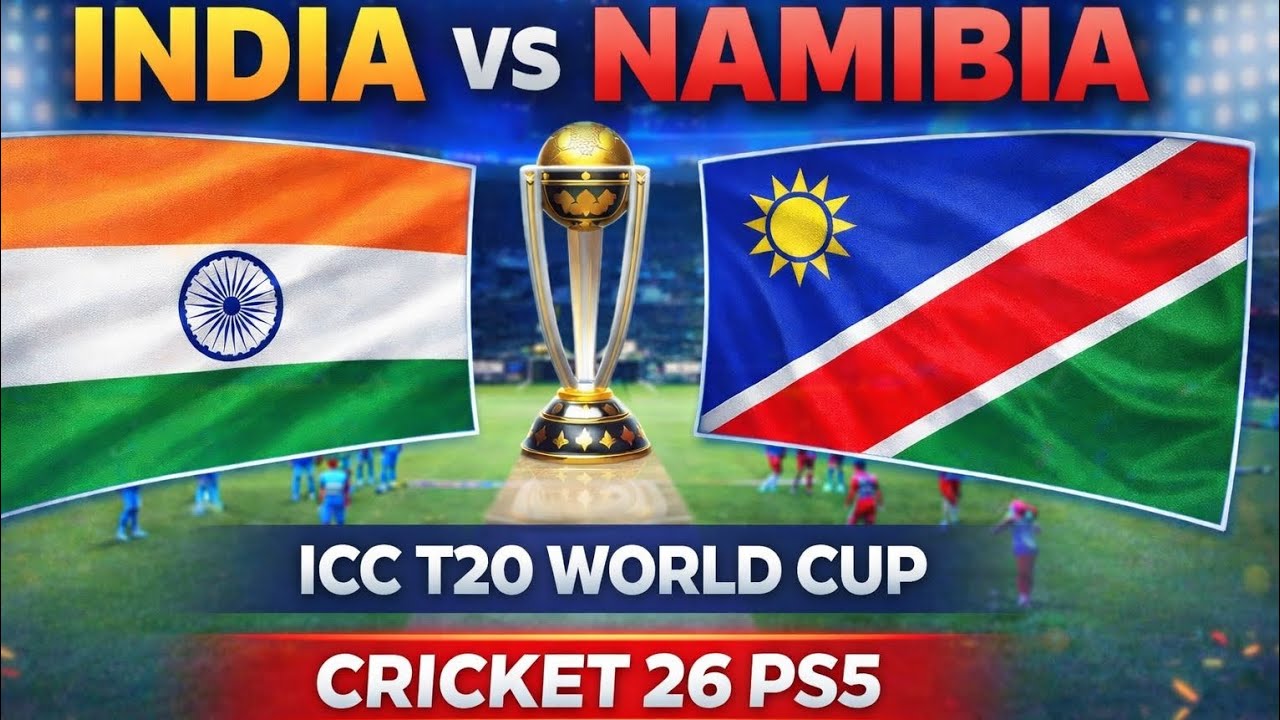 INDIA VS NAMIBIA 🔥 World Cup 2026 | Full Match Highlights / Cricket 26 PS5 Gameplay 