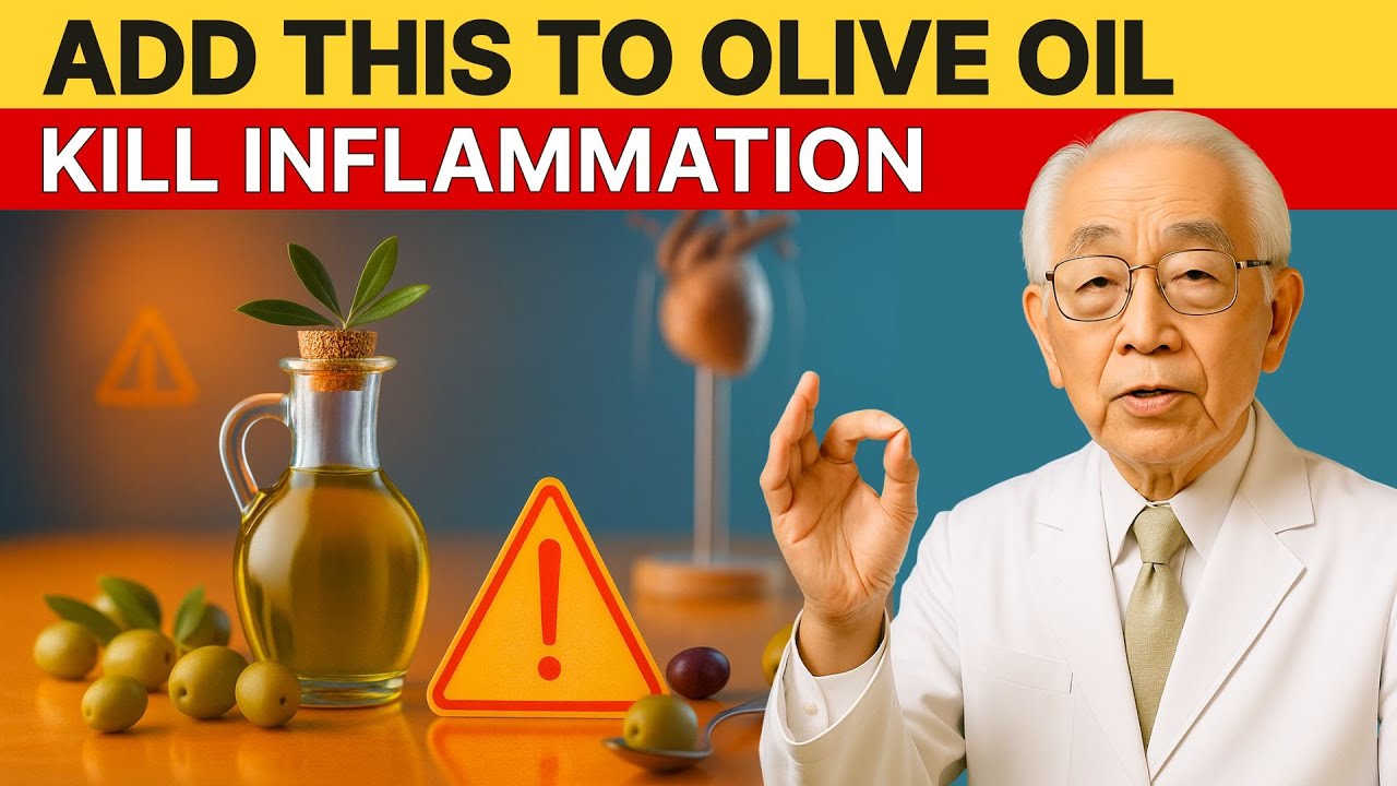 Japan’s Oldest Doctor: Olive Oil Alone Doesn't Work – Add This to Kill Inflammation