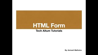HTML Form Tutorial | Form with input text password, dropdown, radio buttons, checkbox, submit button screenshot 4