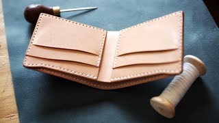 ASMR Leather Crafting: Bifold Wallet (PATTERN!)